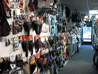 Bicycle parts and showroom